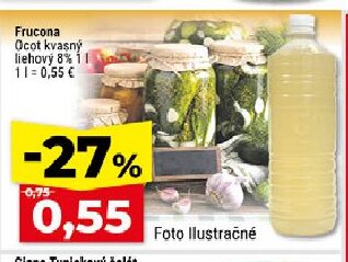 Frucona Ocot kvasný liehový 8%