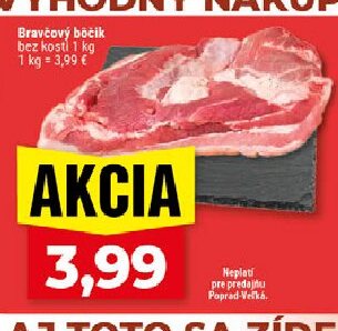 Bravčový bôčik bez kosti