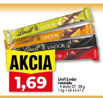 Lindt Lindor čokoláda