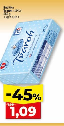 Babička Tvaroh mäkký