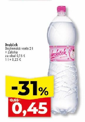 Drobček Dojčenská voda