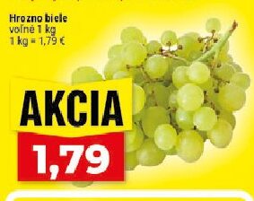 Hrozno biele voľné