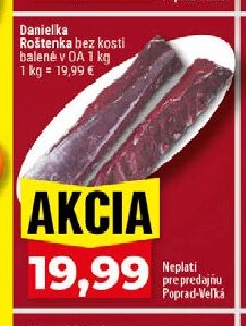 Danielka Roštenka bez kosti balené v OA