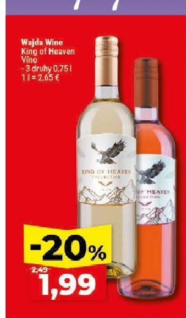 Wajda Wine King of Heaven Víno