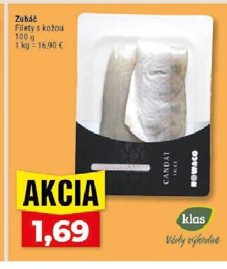 Zubáč Filety s kožou