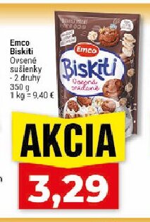 Emco Biskiti Ovsené sušienky