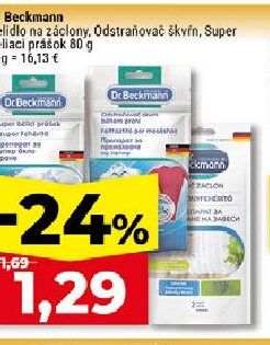 Dr. Beckmann Bielidlo na záclony, Odstraňovač škvŕn, Super bieliaci prášok