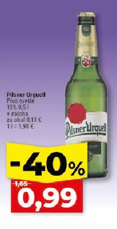 Pilsner Urquell Pivo svetlé