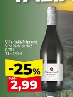 Villa Italia Frizzante Víno biele perlivé