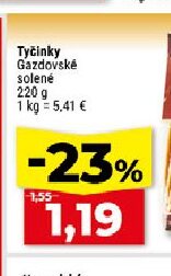 Gazdovské Tyčinky solené