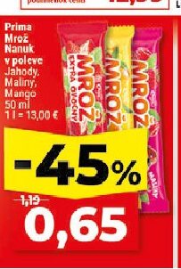 Prima Mroz Nanuk v poleve Jahody, Maliny, Mango