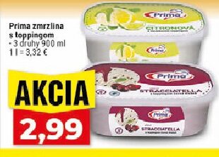 Prima zmrzlina s toppingom