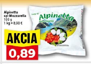 Alpinetta syr Mozzarella