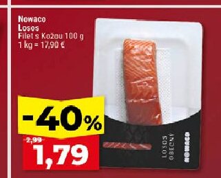 Nowaco Losos Filet s kožou