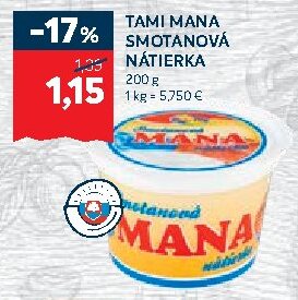 TAMI MANA SMOTANOVÁ NÁTIERKA