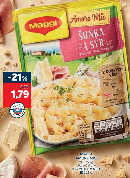 Maggi Amore Mio Šunka a syr