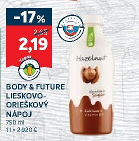 BODY & FUTURE LIESKOVO-ORIEŠKOVÝ NÁPOJ