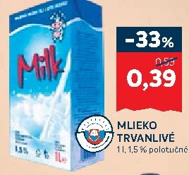 MLIEKO TRVANLIVÉ
