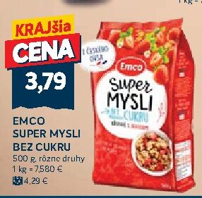 EMCO SUPER MYSLI BEZ CUKRU