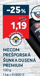 MECOM PREŠPORSKÁ ŠUNKA DUSENÁ PREMIUM