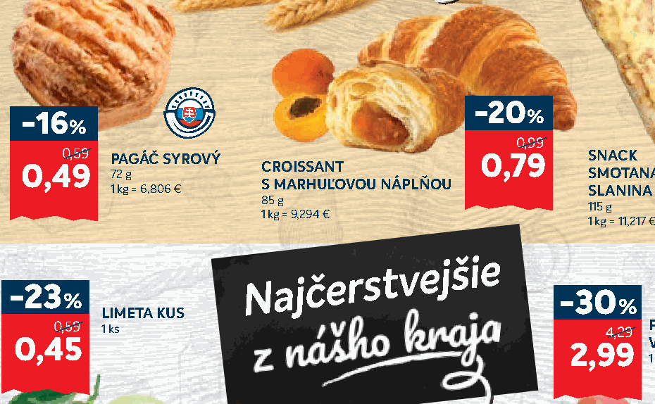 CROISSANT S MARHUĽOVOU NÁPLŇOU