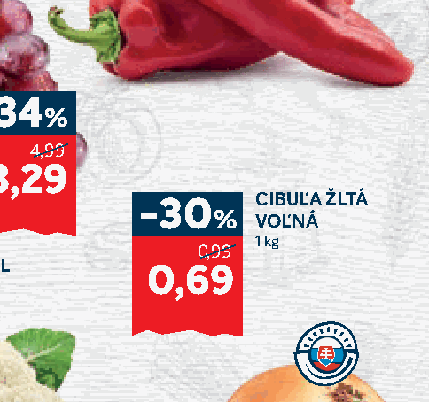 CIBUĽA ŽLTÁ VOĽNÁ