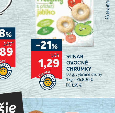 SUNAR OVOCNÉ CHRUMKY