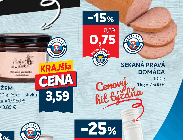 SEKANÁ PRAVÁ DOMÁCA