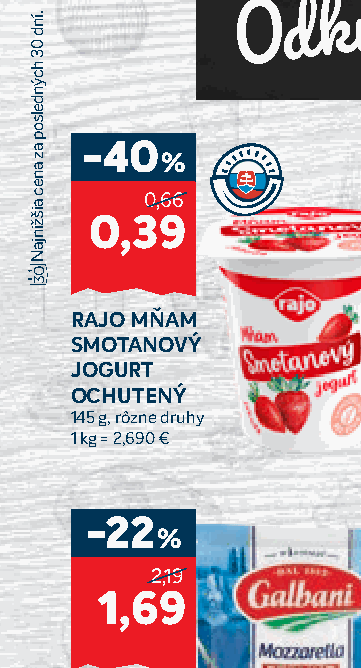 RAJO MŇAM SMOTANOVÝ JOGURT OCHUTENÝ