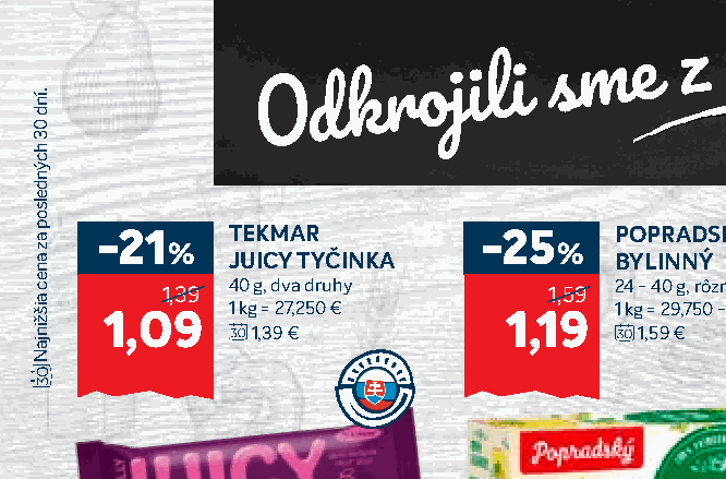 TEKMAR JUICY TYČINKA
