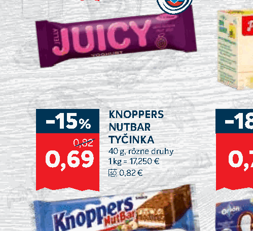 KNOPPERS NUTBAR TYČINKA