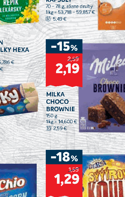 MILKA CHOCO BROWNIE