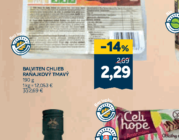 BALVITEN CHLIEB RAŇAJKOVÝ TMAVÝ
