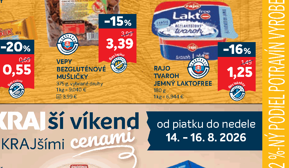 RAJO TVAROH JEMNÝ LAKTOFREE