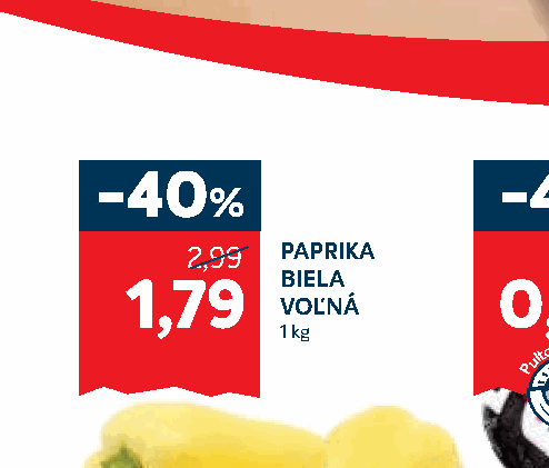 PAPRIKA BIELA VOĽNÁ