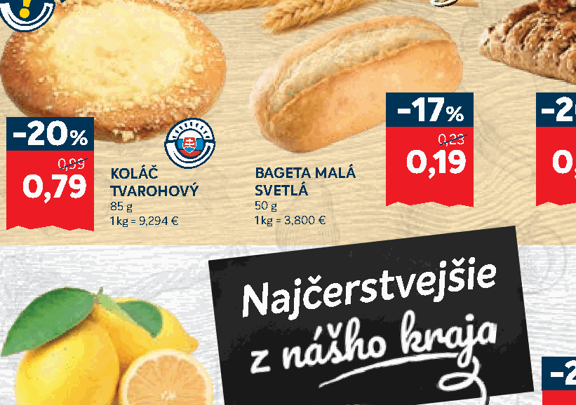 BAGETA MALÁ SVETLÁ