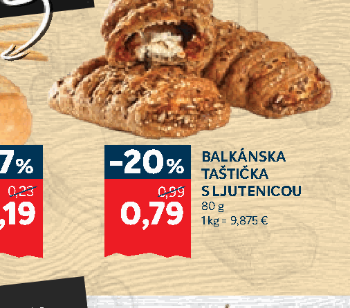 BALKÁNSKA TAŠTIČKA 0,99 S LJUTENICOU