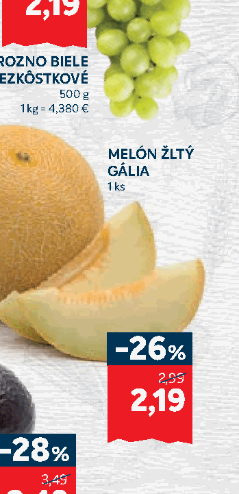 MELÓN ŽLTÝ GÁLIA