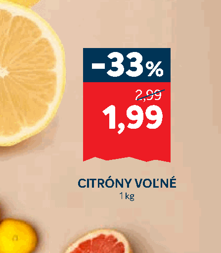 CITRÓNY VOĽNÉ