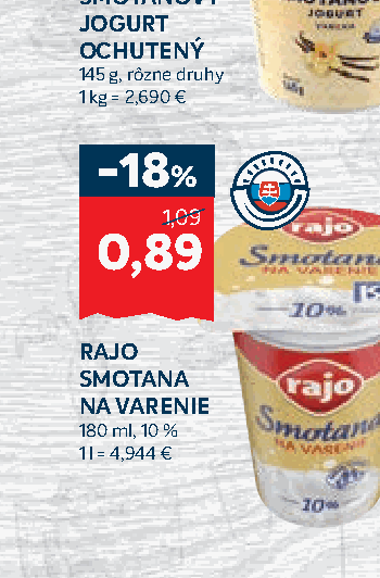 RAJO SMOTANA NA VARENIE