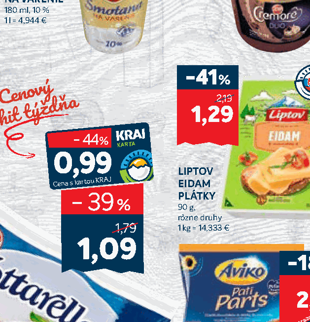 LIPTOV EIDAM PLÁTKY