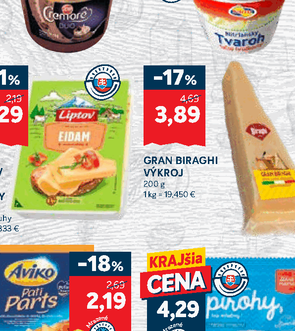 GRAN BIRAGHI VÝKROJ