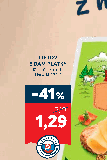 LIPTOV EIDAM PLÁTKY