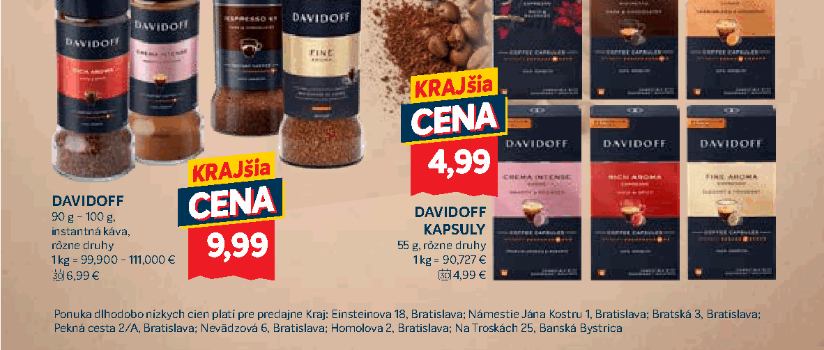 DAVIDOFF KAPSULY