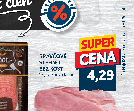 BRAVČOVÉ STEHNO BEZ KOSTI