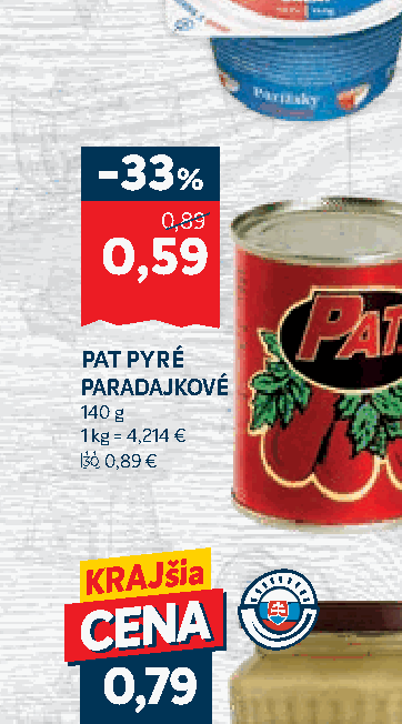 PAT PYRÉ PARADAJKOVÉ