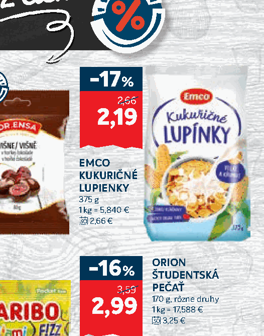 EMCO KUKURIČNÉ LUPIENKY