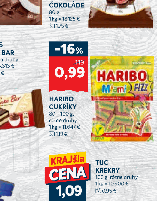 HARIBO CUKRÍKY