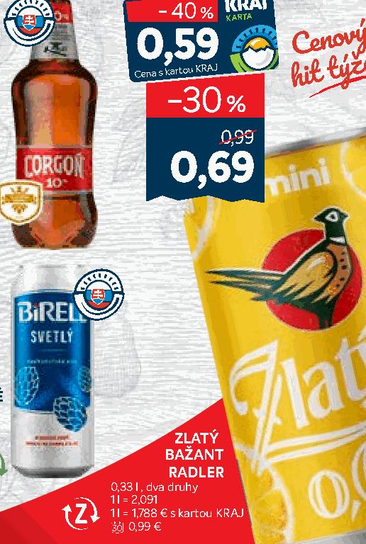 ZLATÝ BAŽANT RADLER