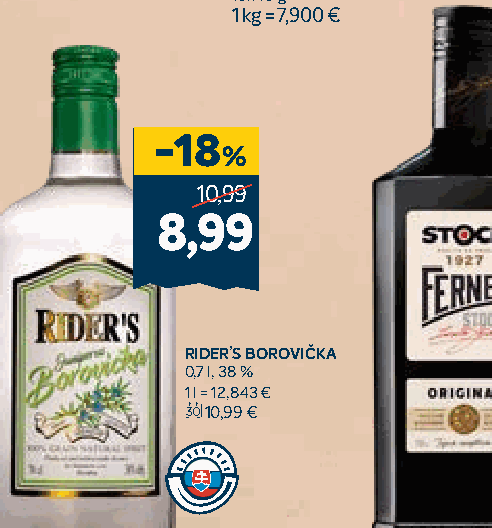 RIDER’S BOROVIČKA